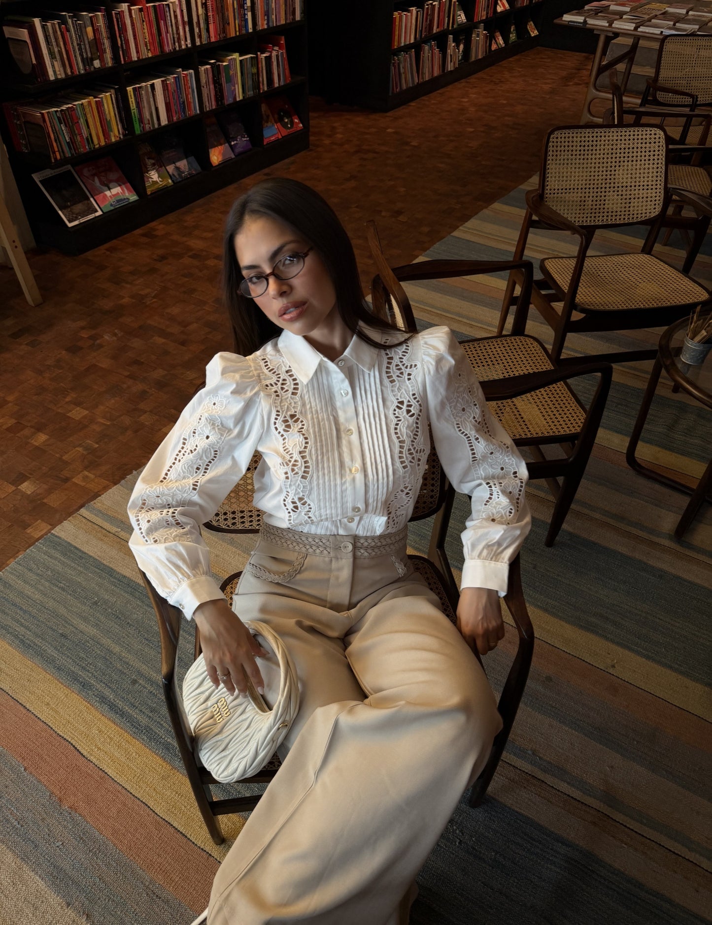 Beth Tricoline Blouse