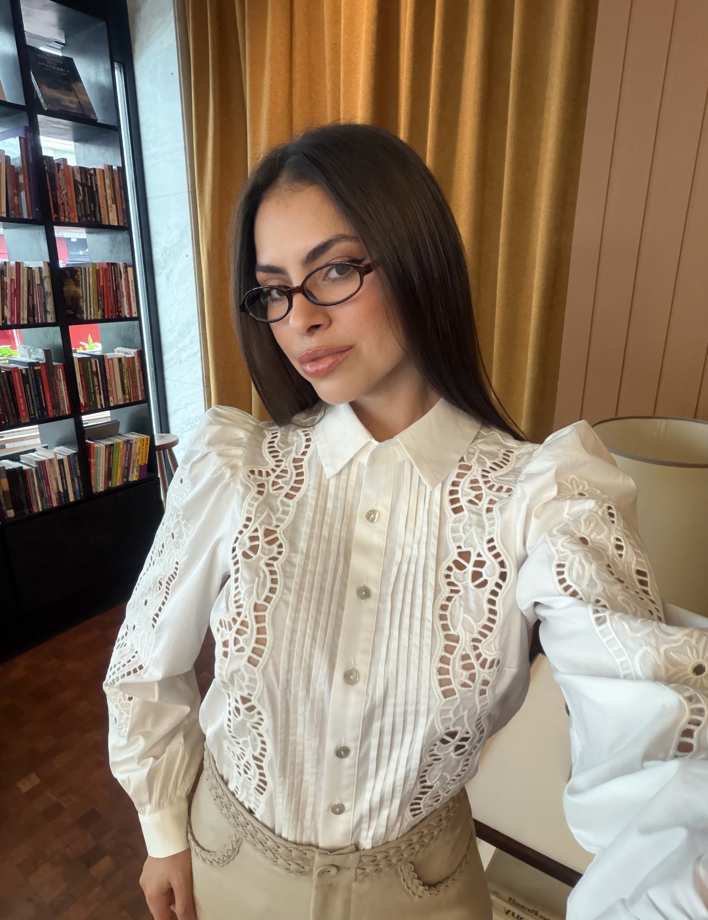 Beth Tricoline Blouse