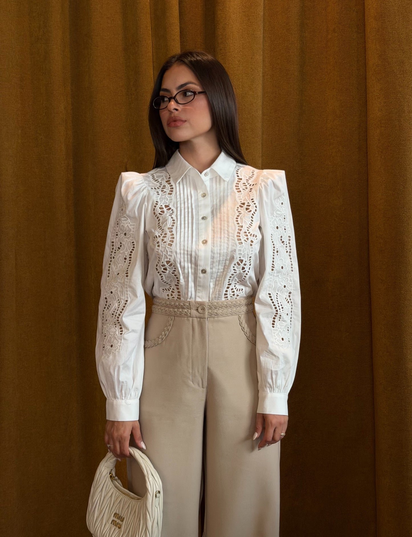 Beth Tricoline Blouse