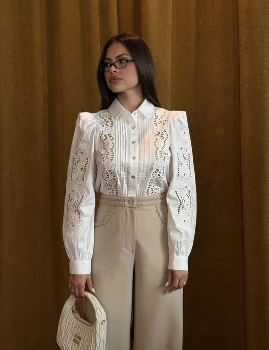 Beth Tricoline Blouse