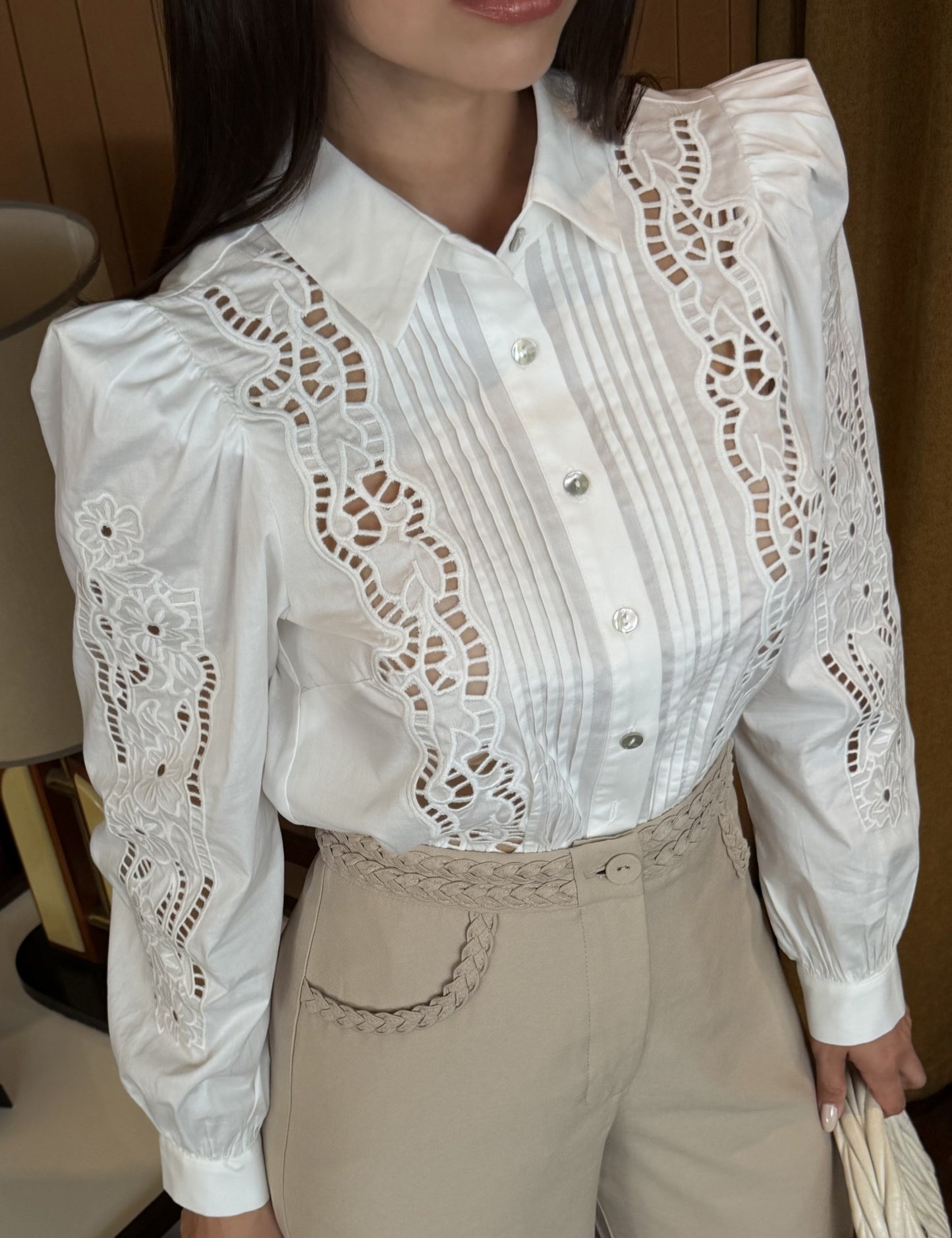Beth Tricoline Blouse