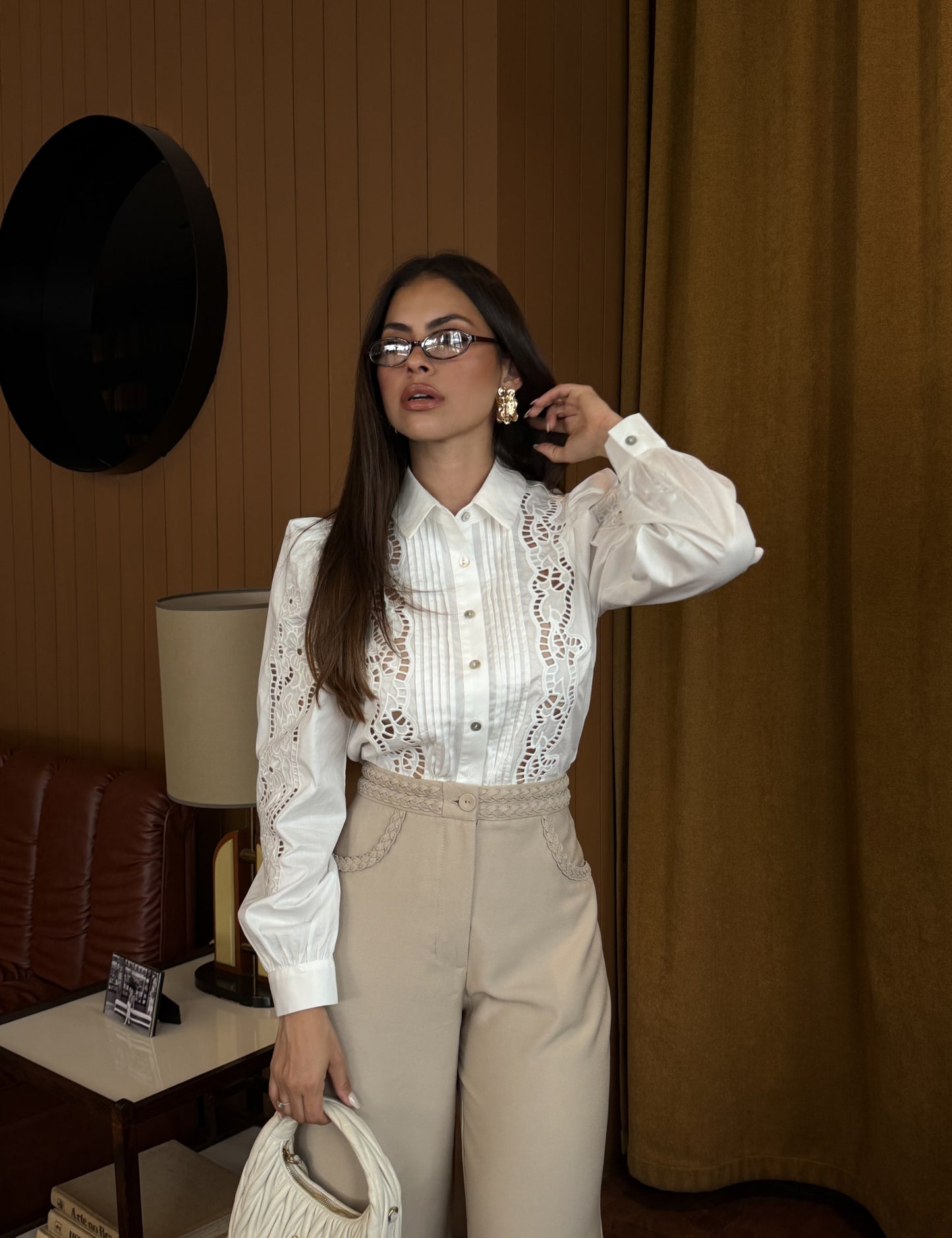 Beth Tricoline Blouse
