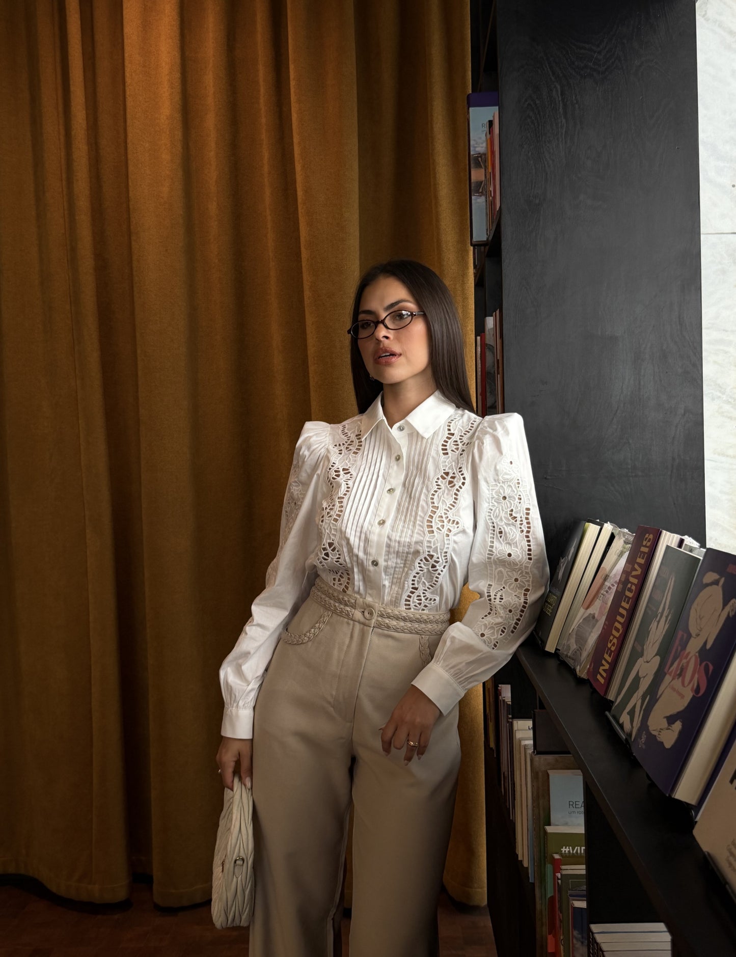 Beth Tricoline Blouse