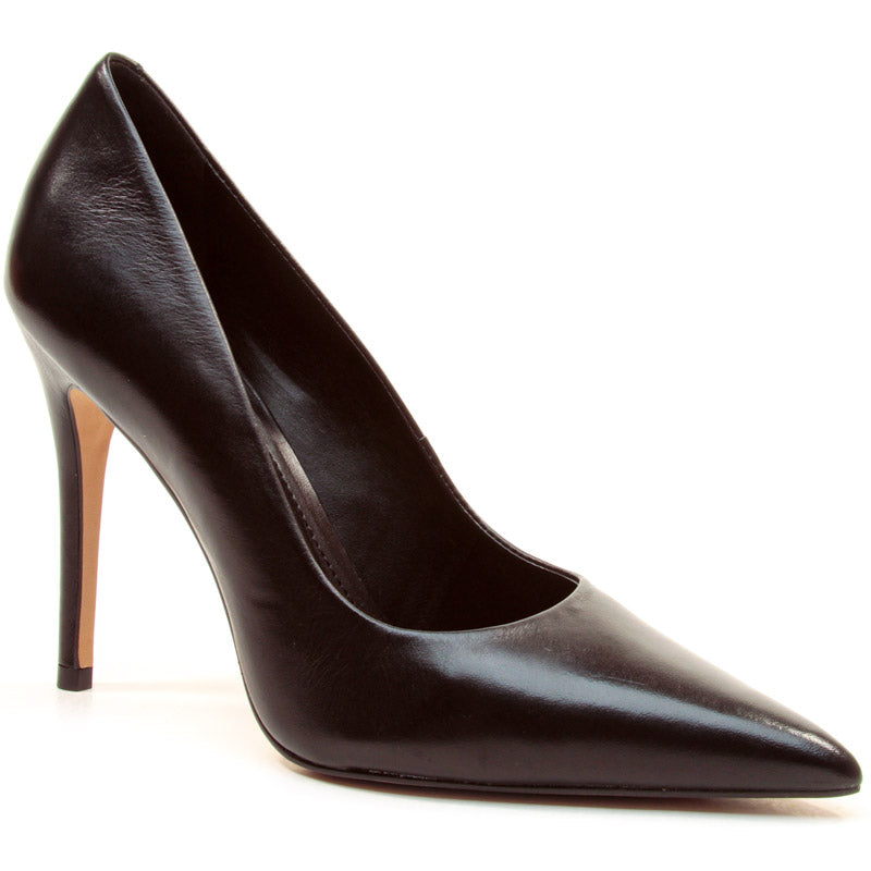 Leather High-Heel Pump