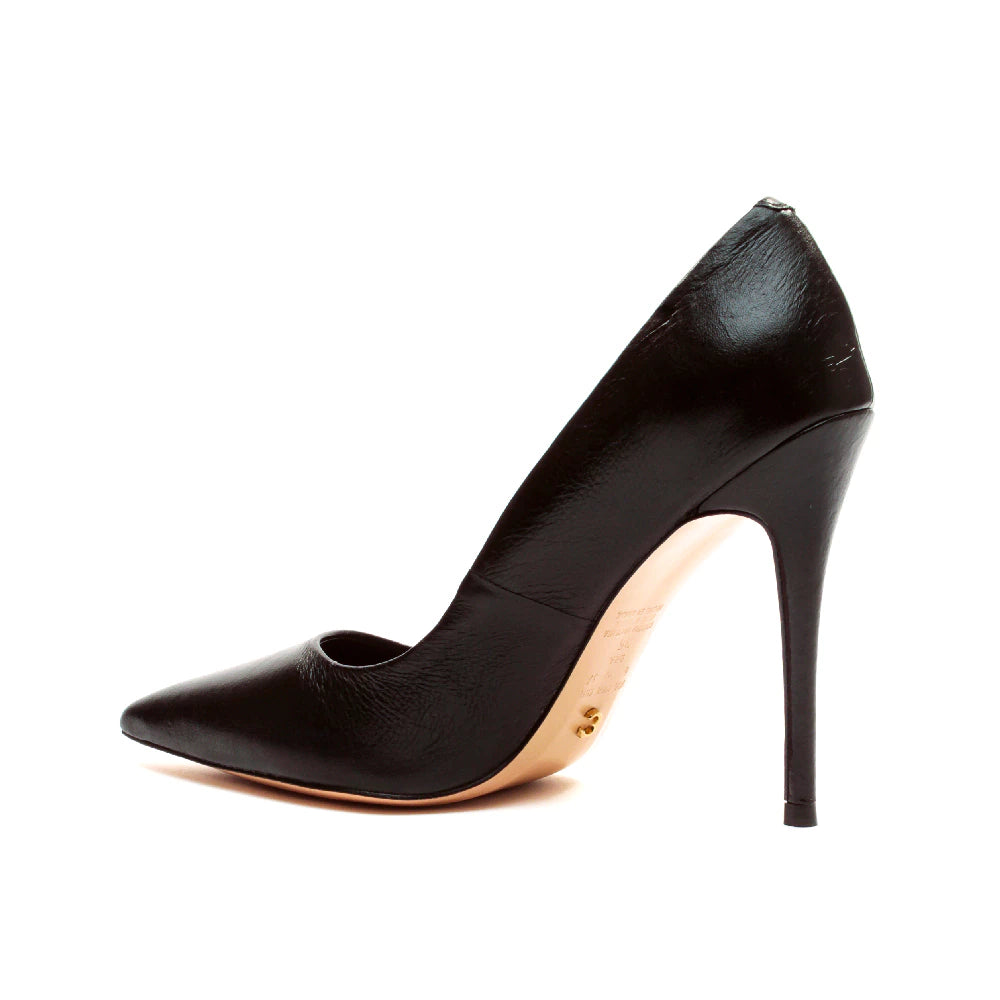 Leather High-Heel Pump