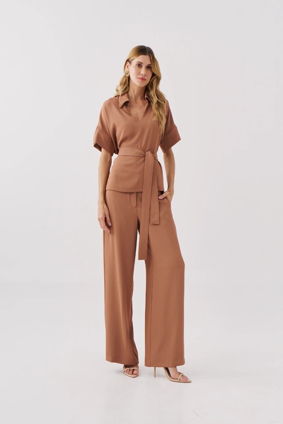 Savannah Crepe Pant Set