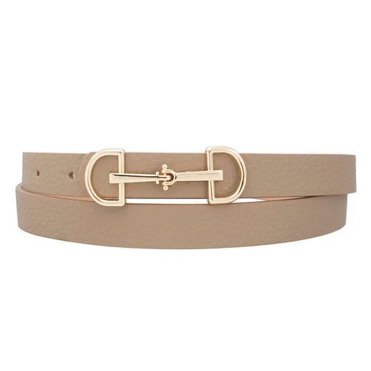 Ring Horse Buckle Belt
