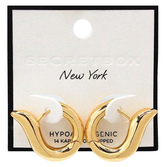 Dipped Hoop Earrings