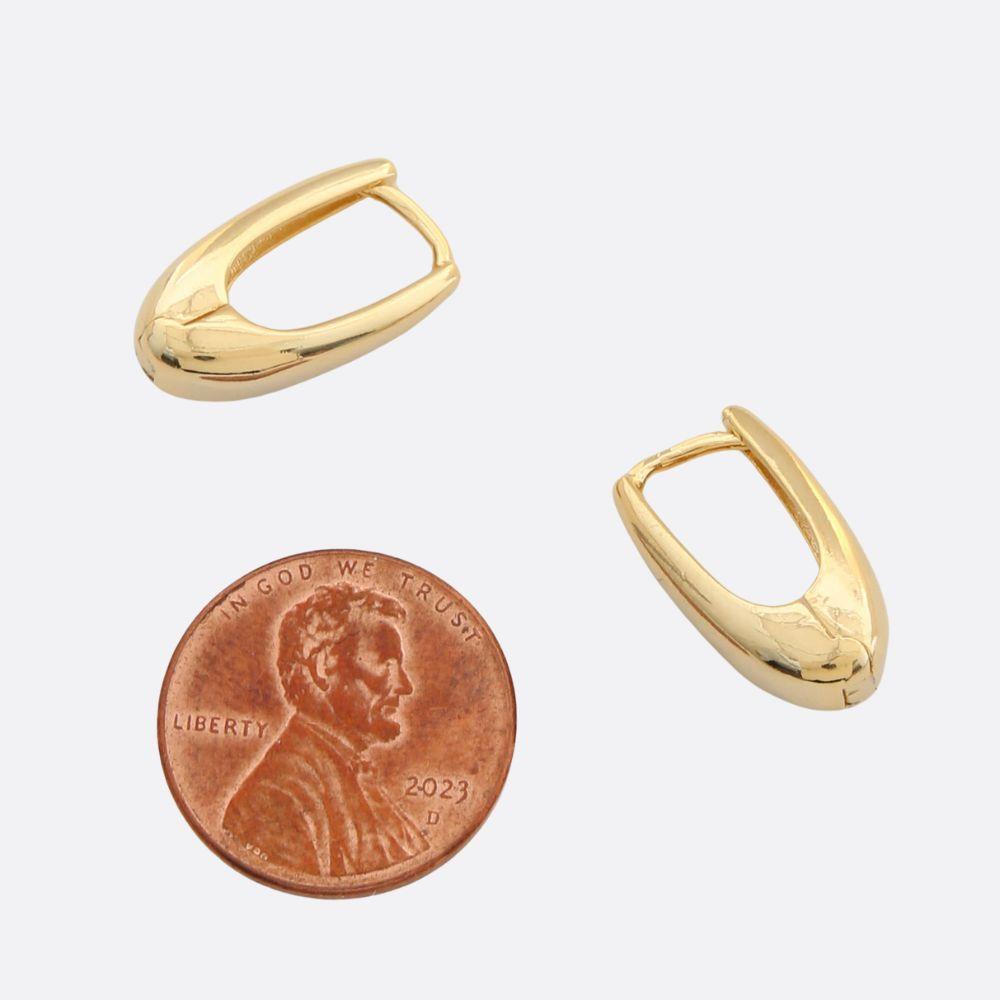 Oval Shape S Earring