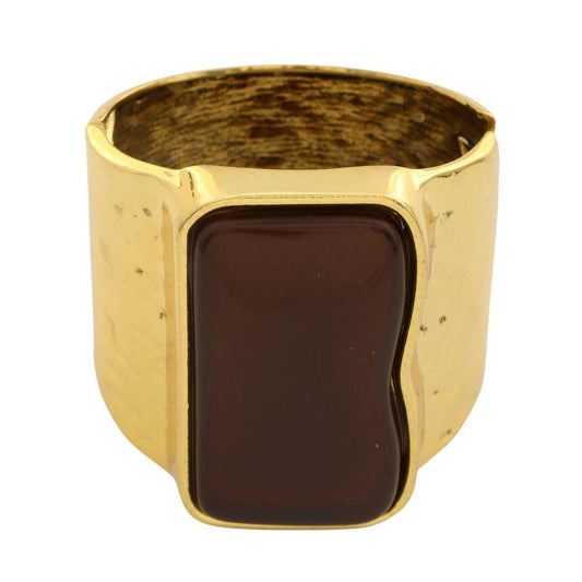 Wide Shape Metal Bracelet