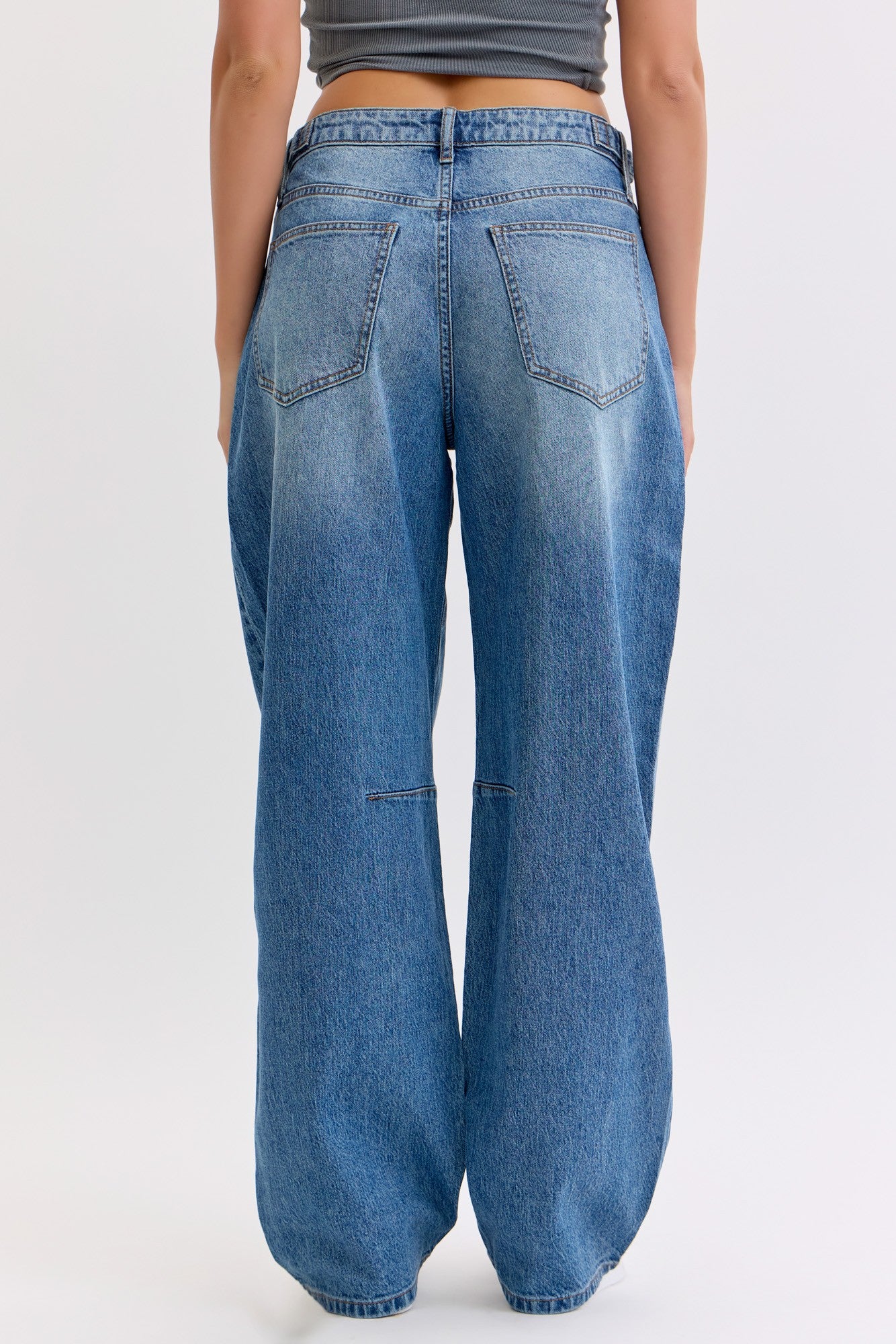 Waisted Barrel Leg With Side Buckle