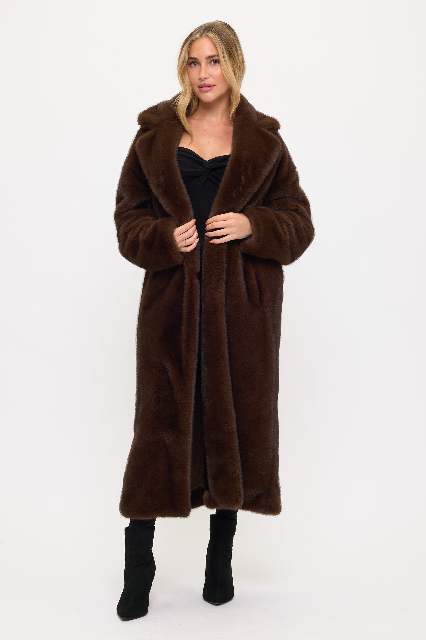 Midnight Maxi Fur Coat