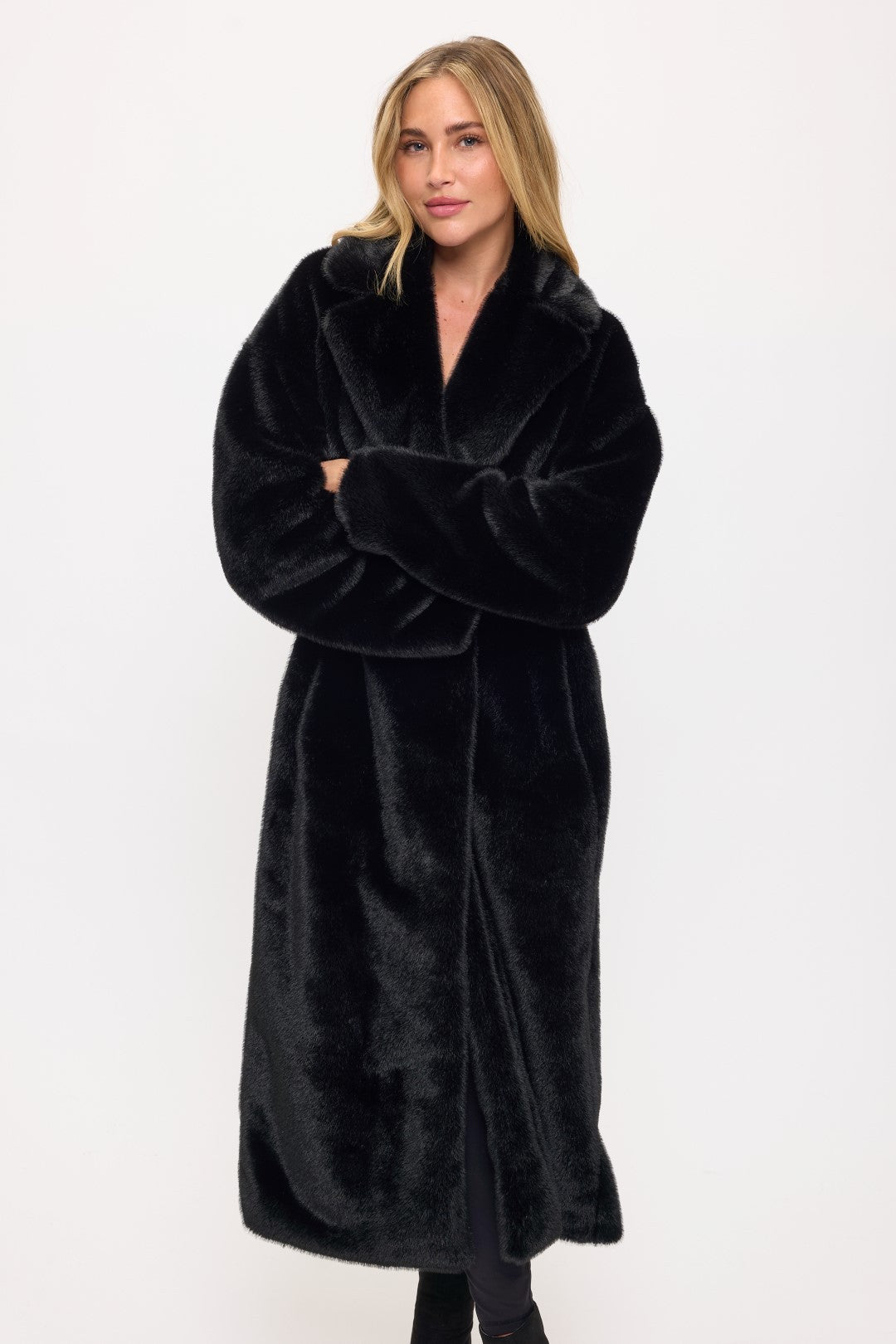 Midnight Maxi Fur Coat