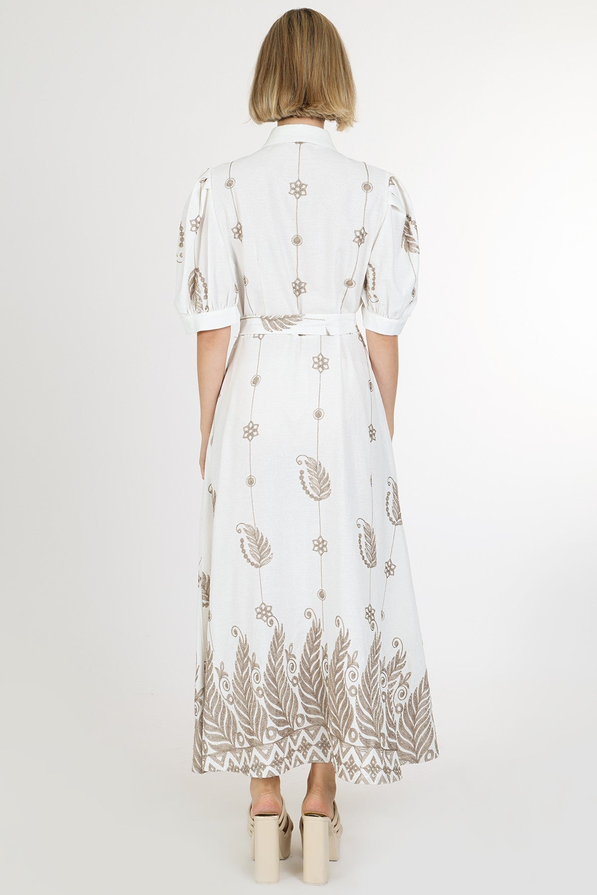 Embroidered Maxi Dress