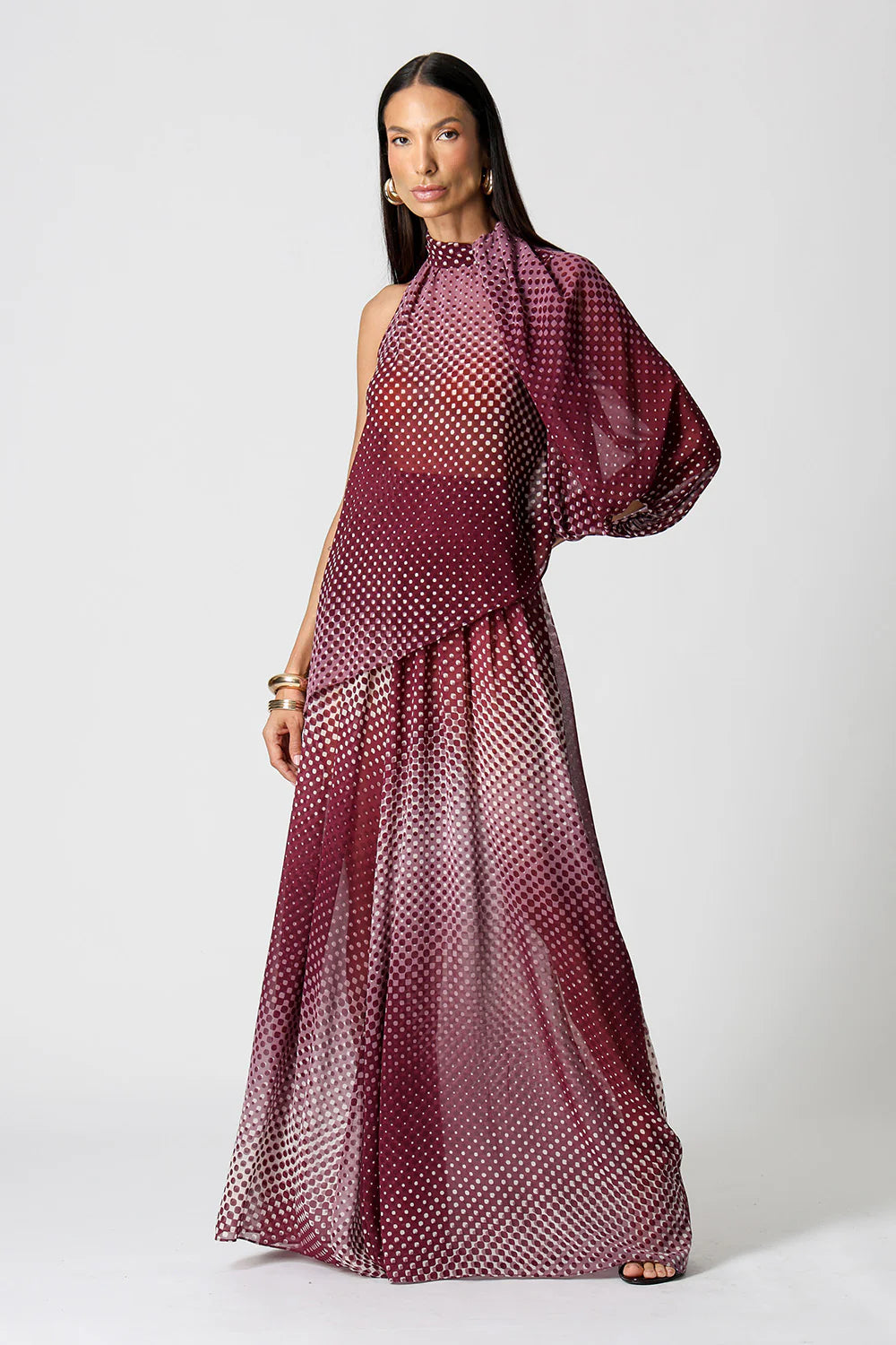 Naomi Asymmetric Blouse