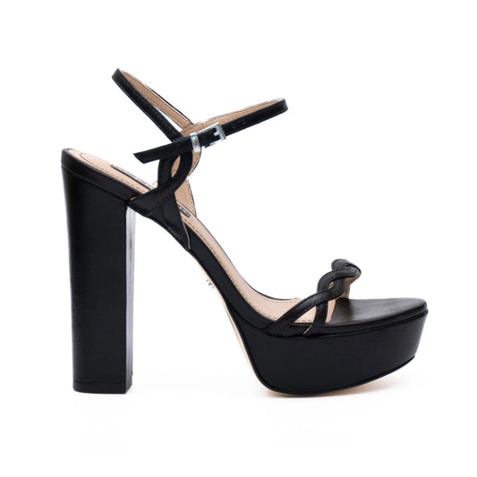 Platform Sandals with Braided Straps