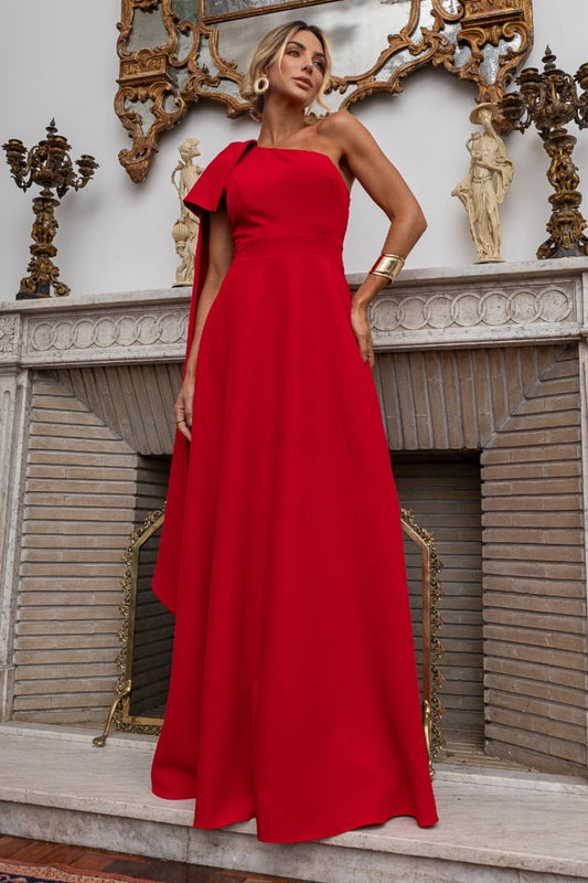 Isla One-Shoulder Maxi Dress