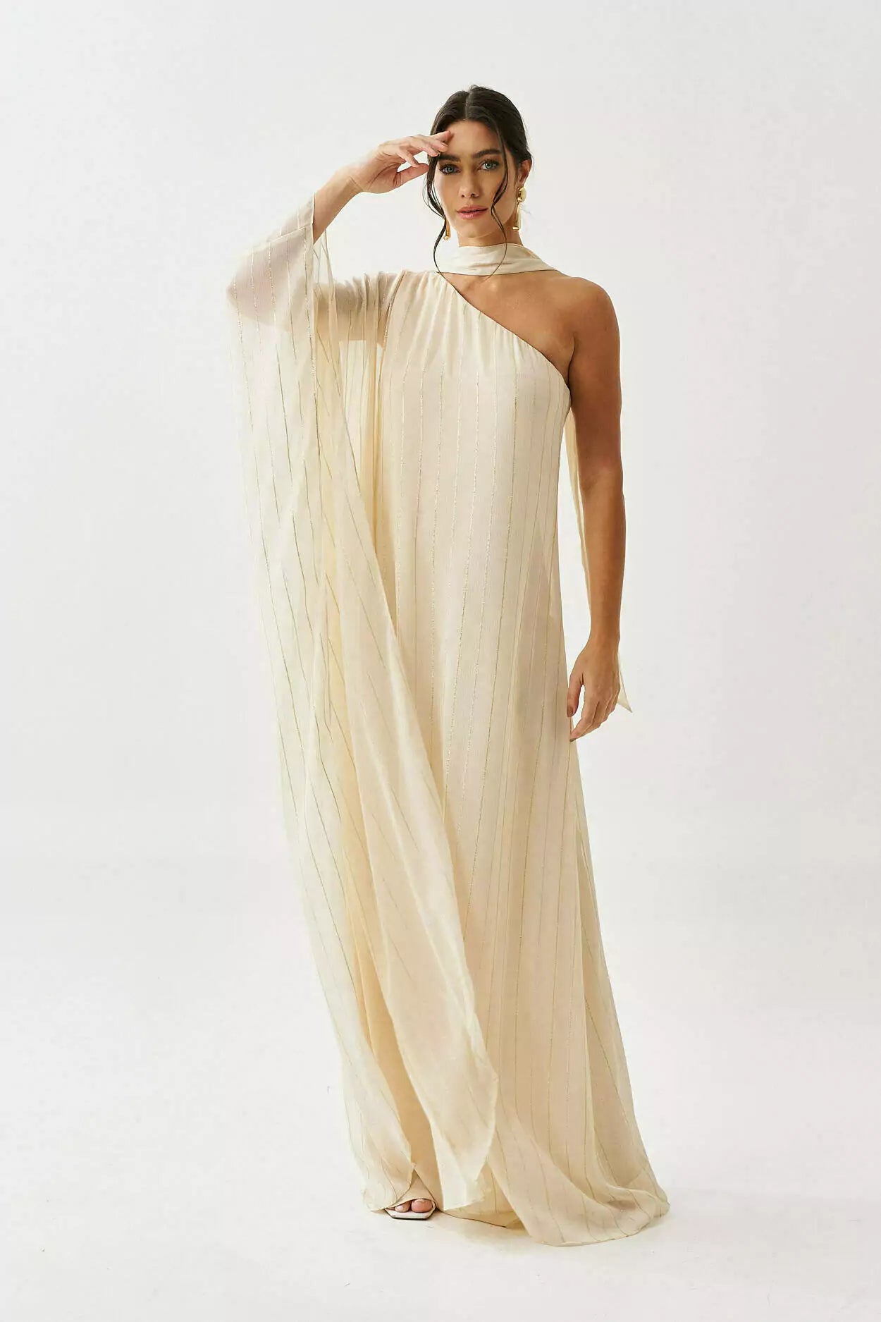 Elysian Cape Long Dress