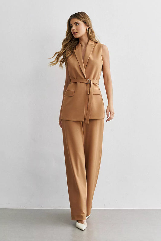 Minimal Vest Pants Set