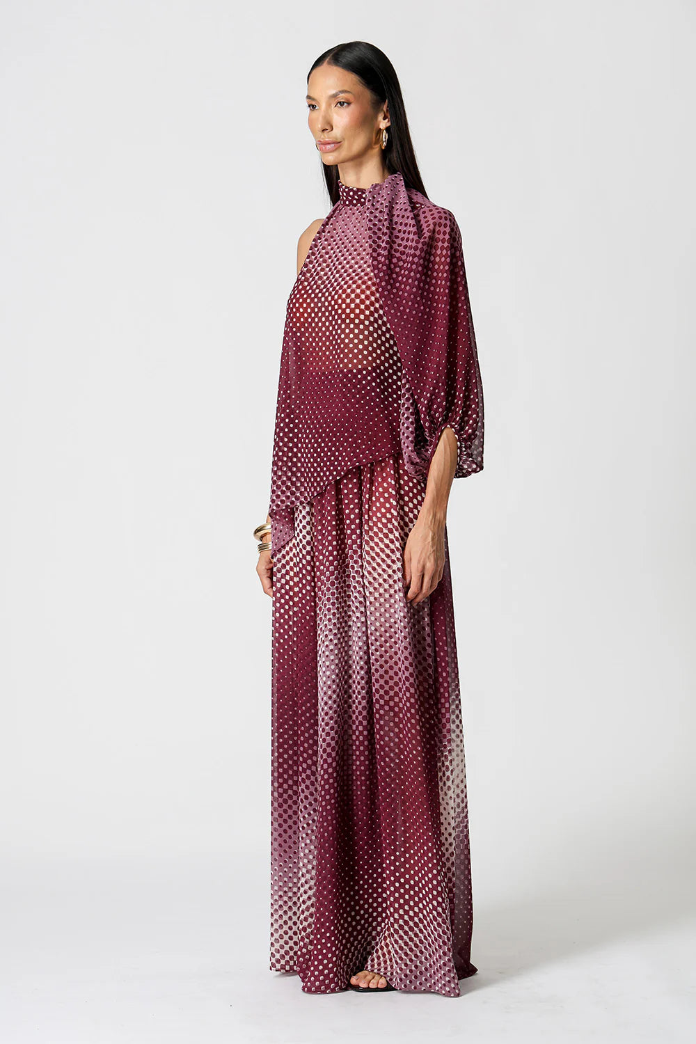 Naomi Asymmetric Blouse