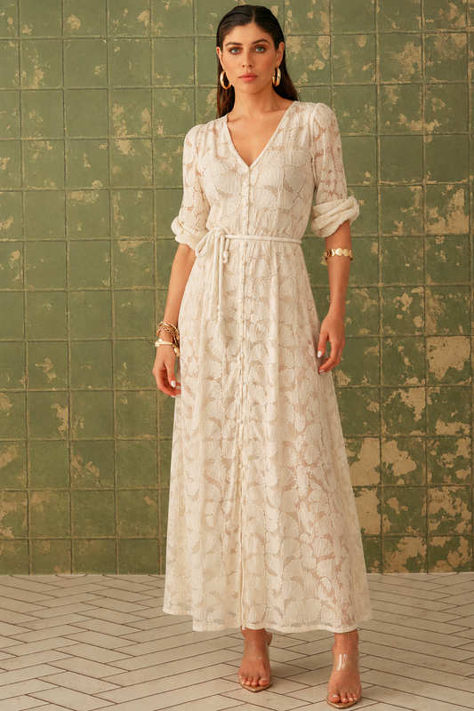 Leque Midi Dress