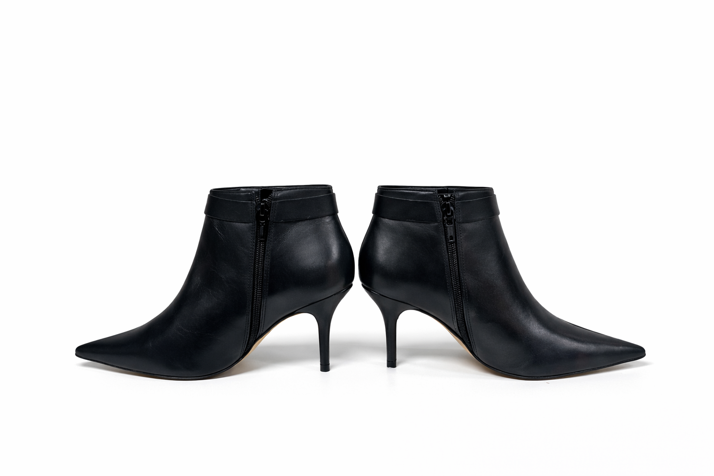Noir Buckle Stiletto Boot