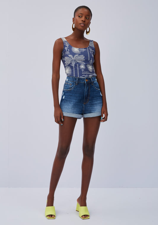 Mom Super Hight Waist Short