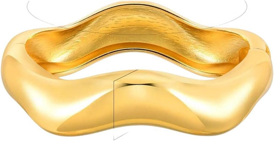 Geometric Openable Chunky Bangles