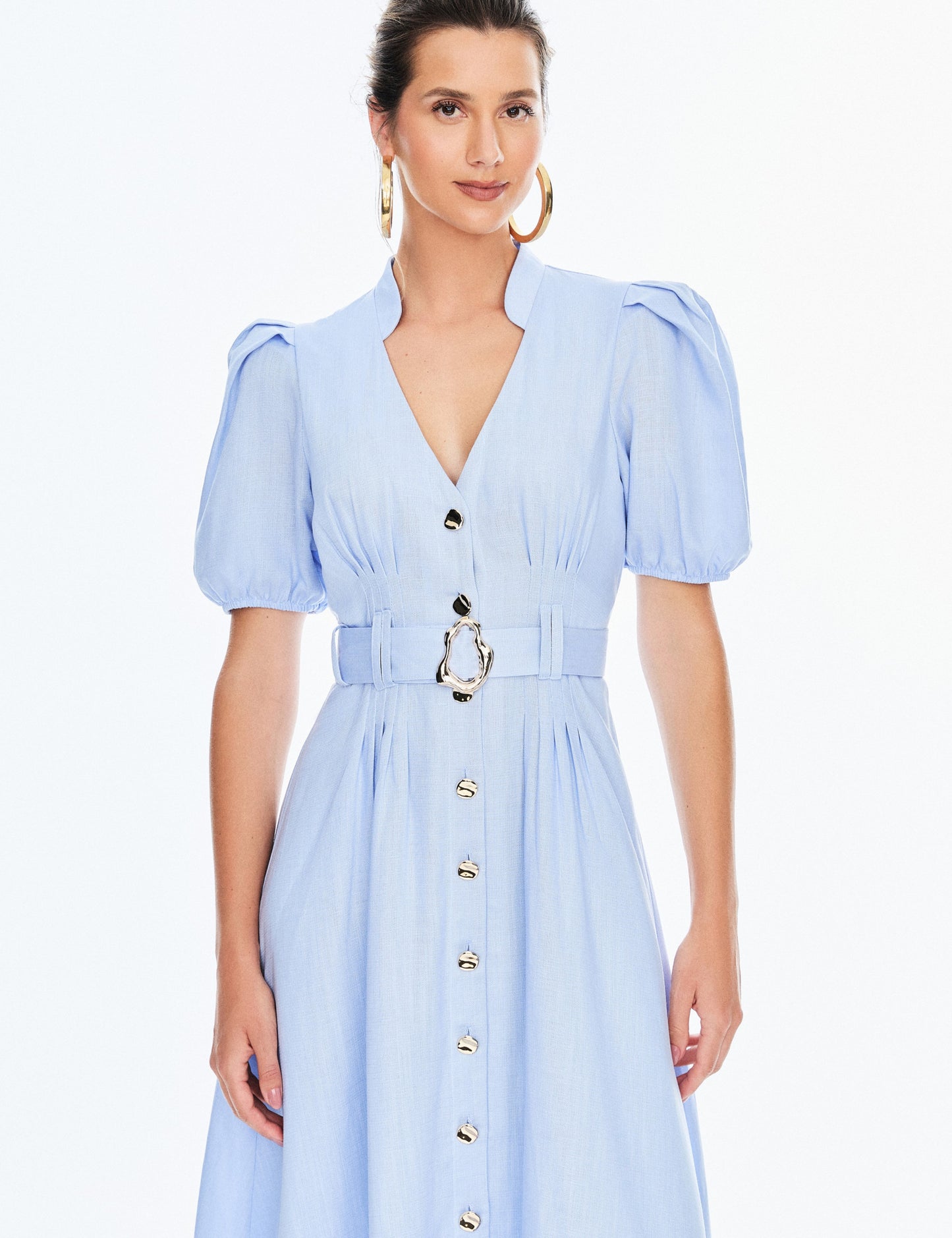 Hazel Linen Blend Dress