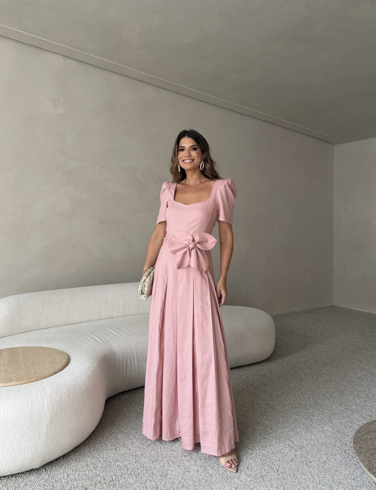 Clarice Flower Long Dress