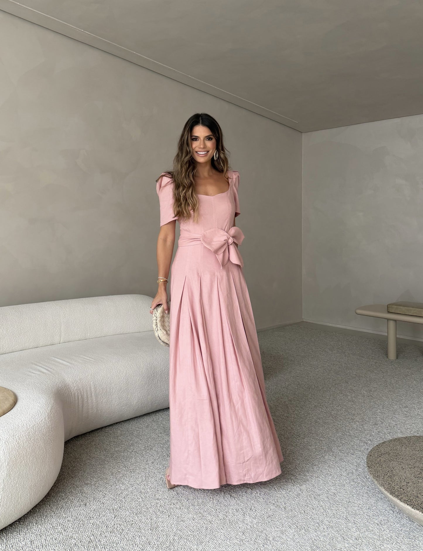 Clarice Flower Long Dress