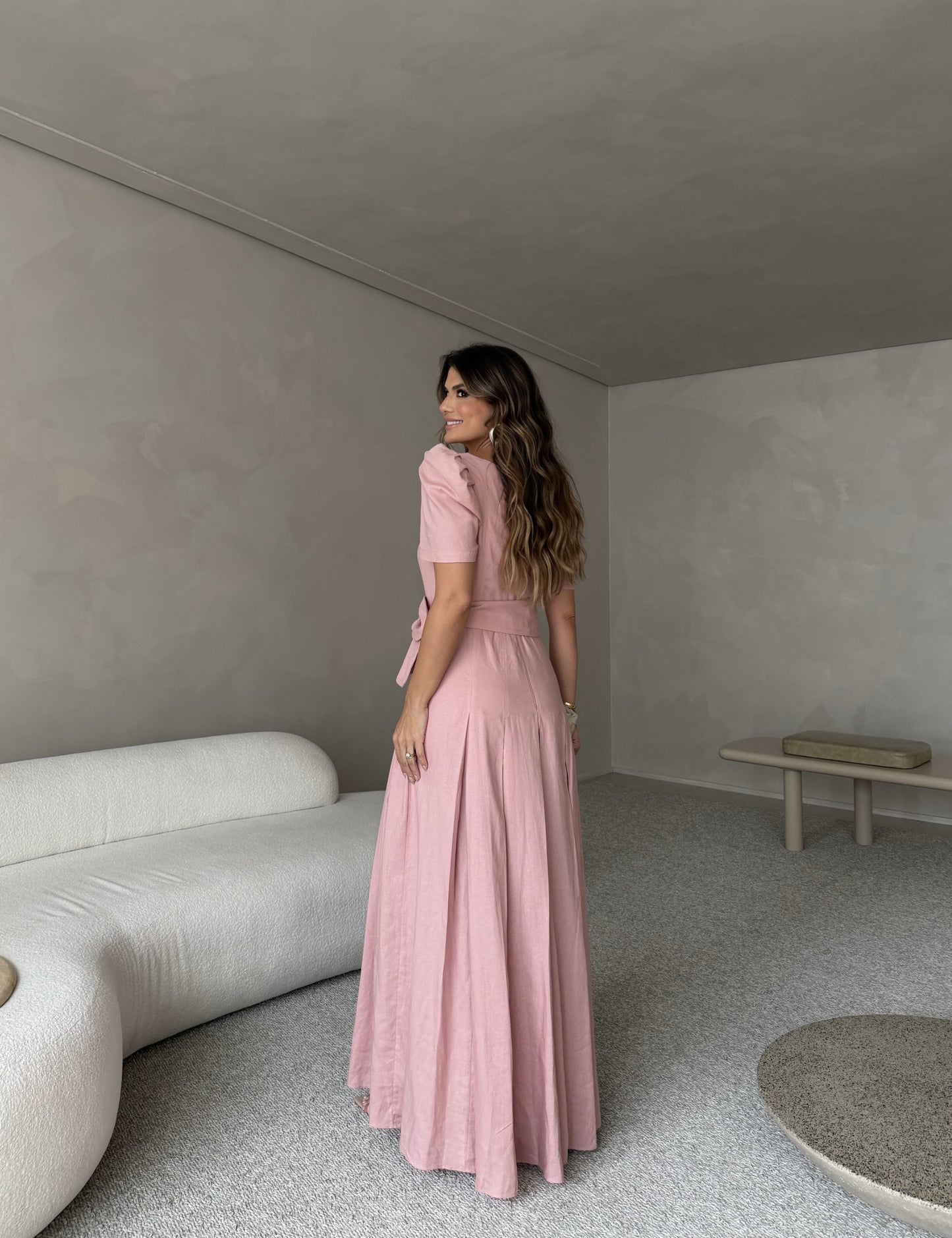 Clarice Flower Long Dress