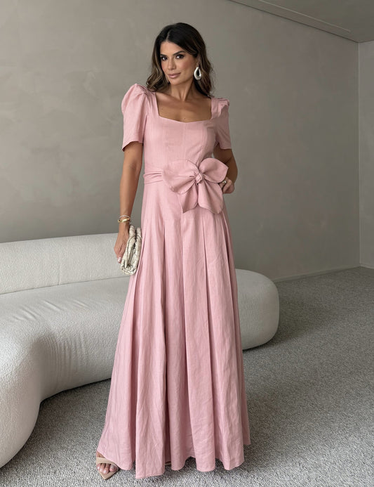 Clarice Flower Long Dress