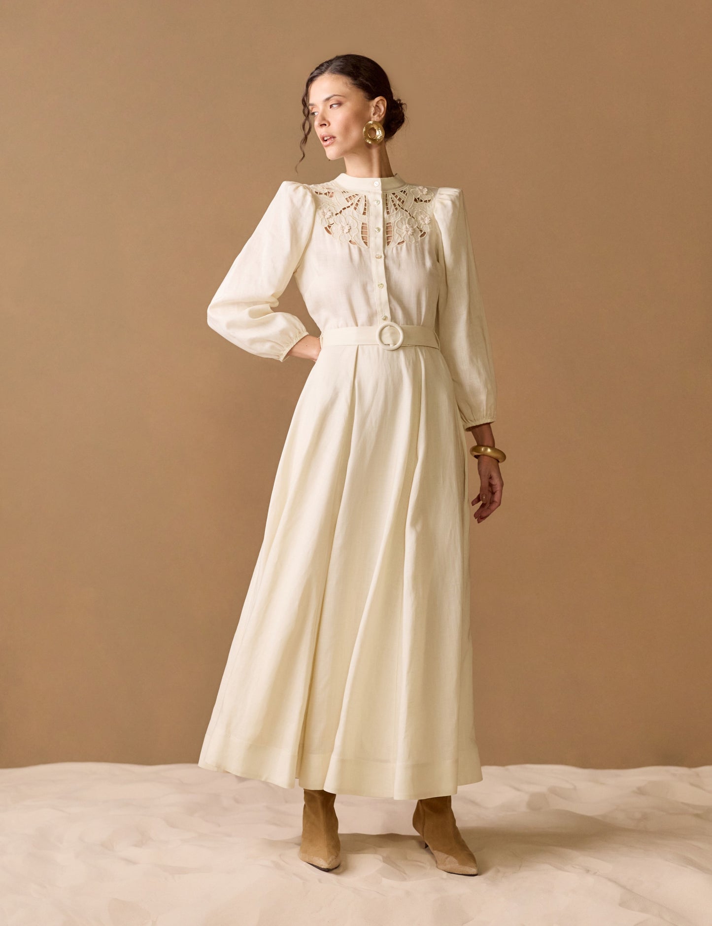 Lelida Chemise Midi Dress