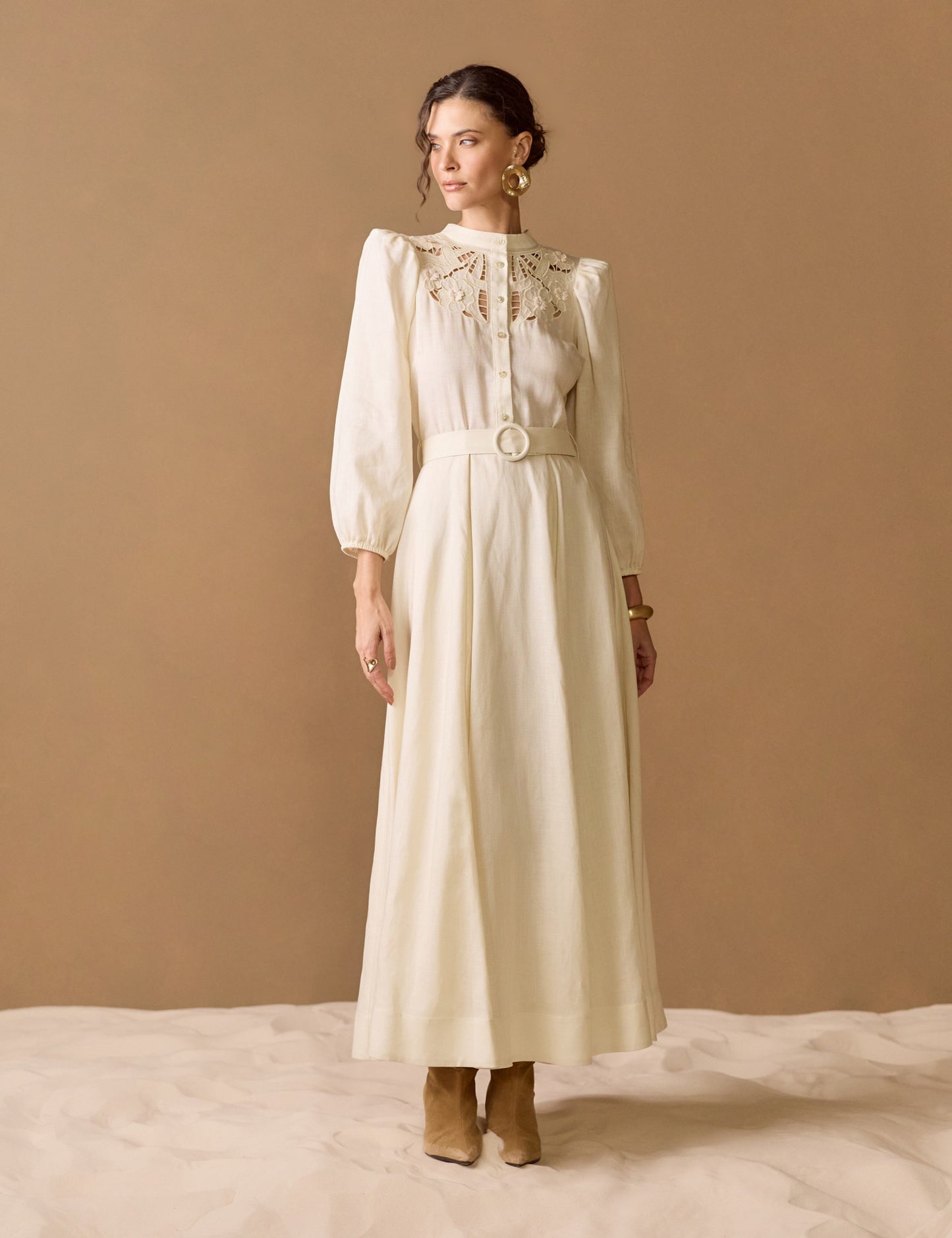 Lelida Chemise Midi Dress
