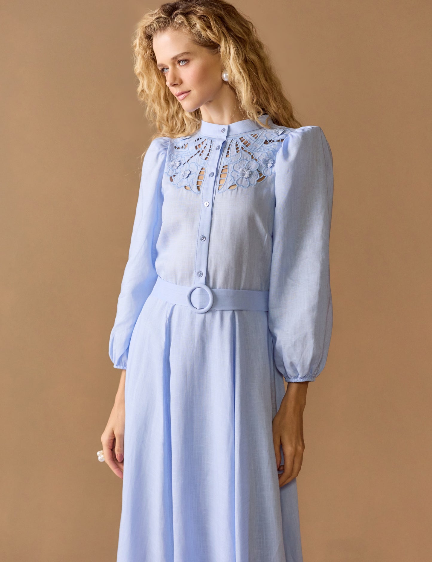Lelida Chemise Midi Dress