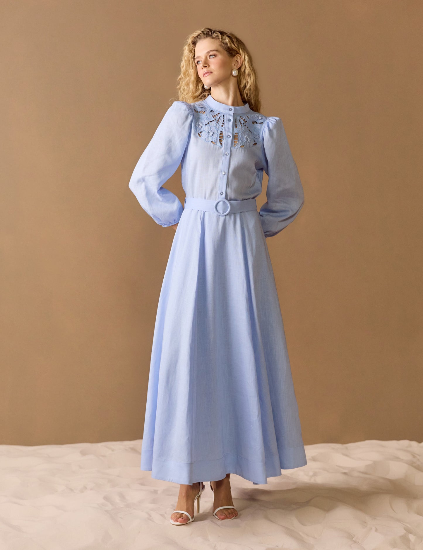 Lelida Chemise Midi Dress