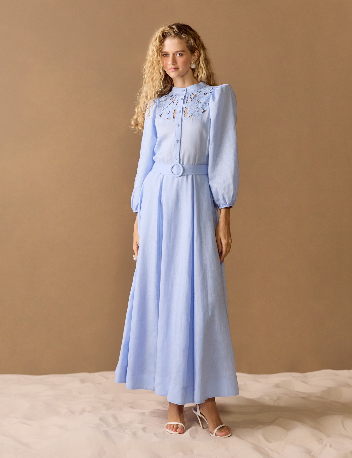 Lelida Chemise Midi Dress