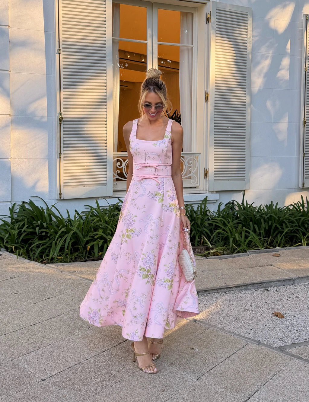 Garden Poetry Midi Dress