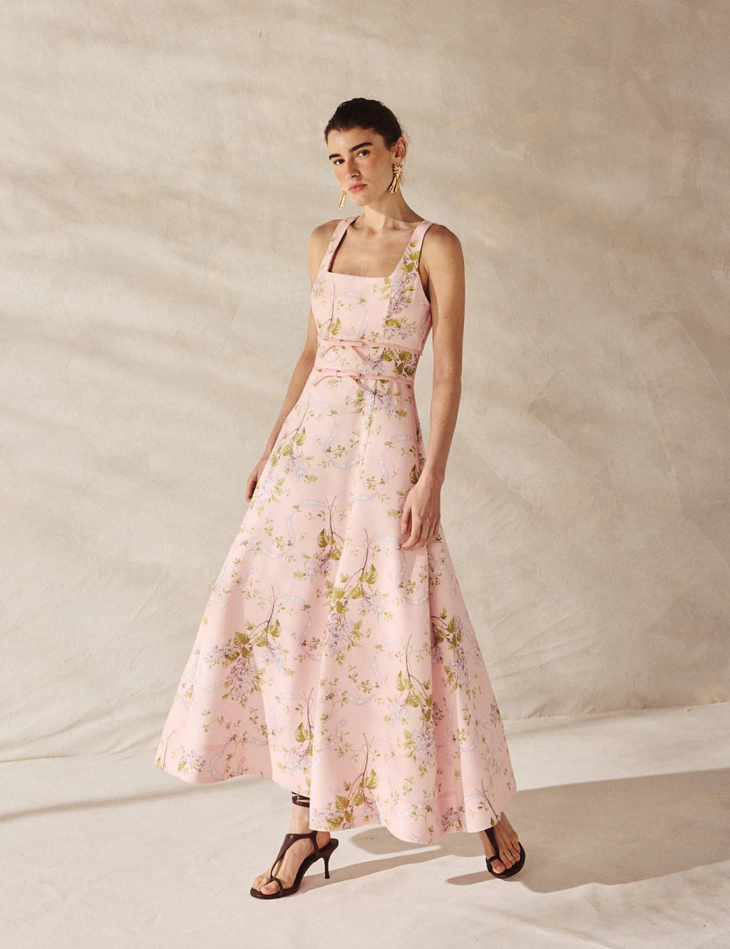 Garden Poetry Midi Dress