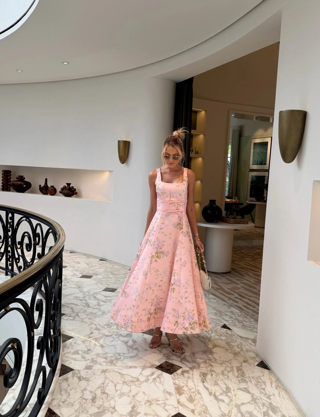 Garden Poetry Midi Dress