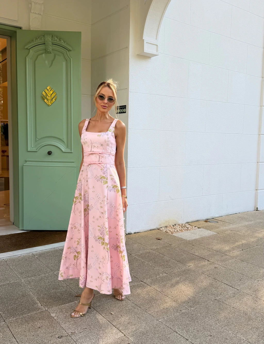 Garden Poetry Midi Dress