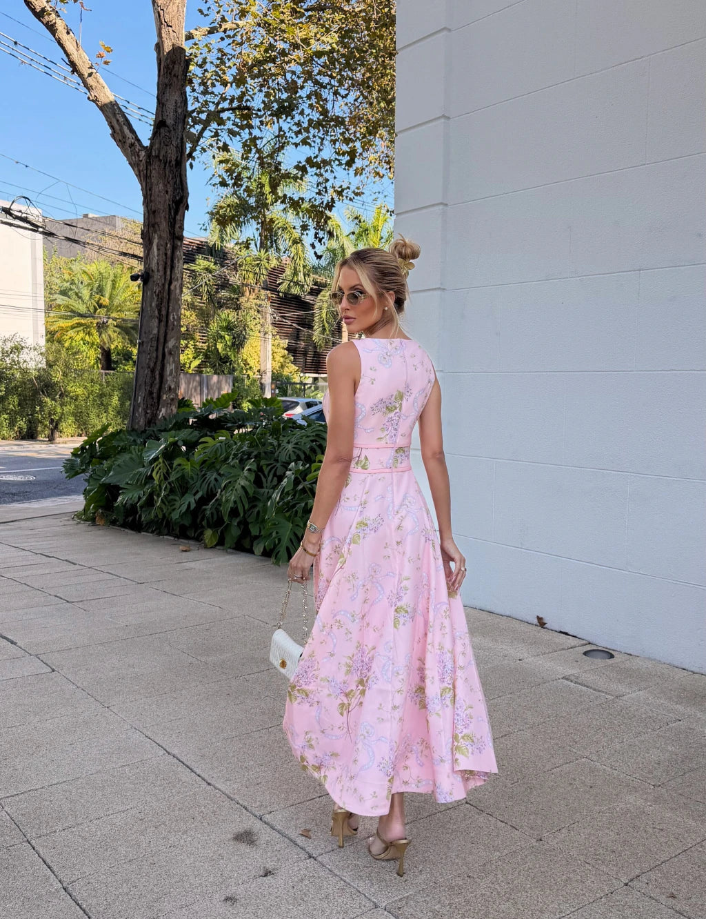 Garden Poetry Midi Dress