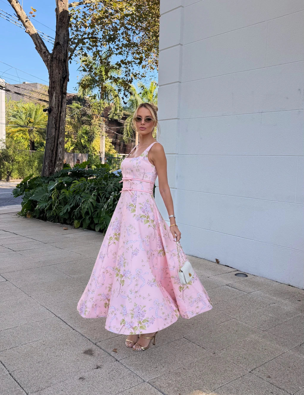 Garden Poetry Midi Dress