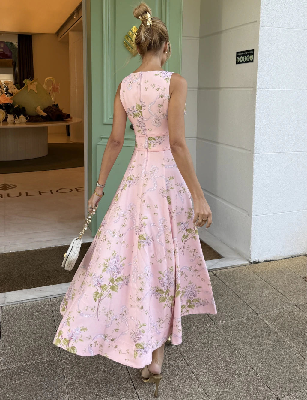 Garden Poetry Midi Dress