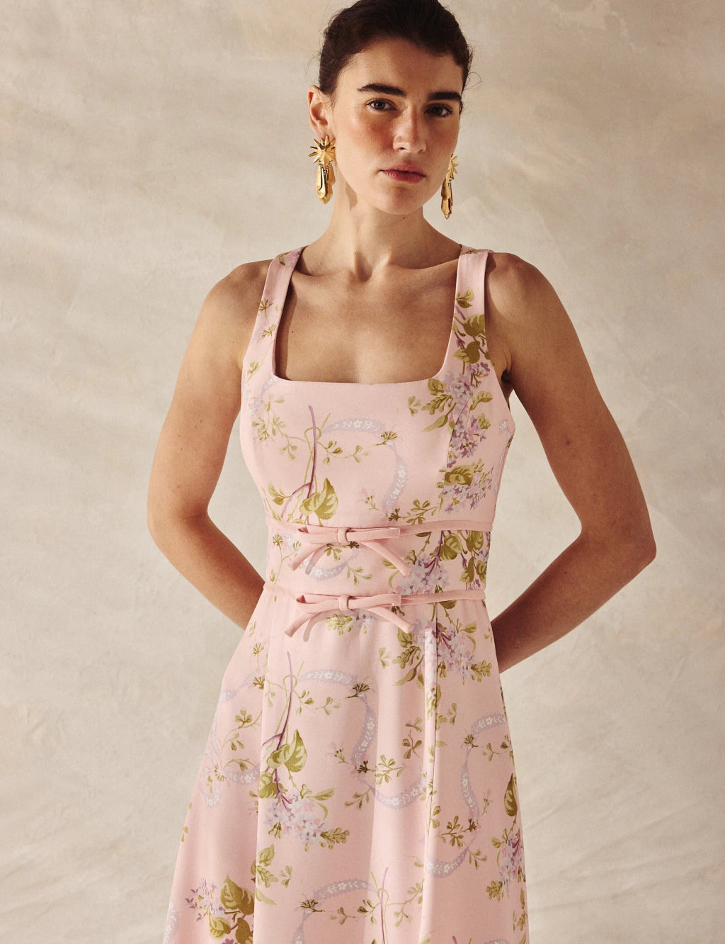 Garden Poetry Midi Dress