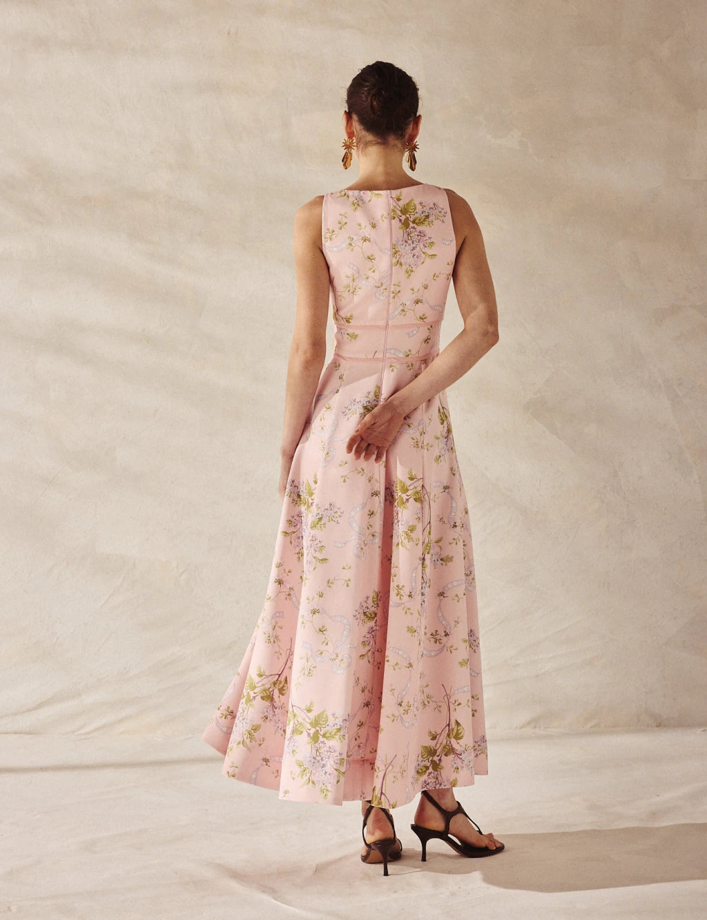 Garden Poetry Midi Dress