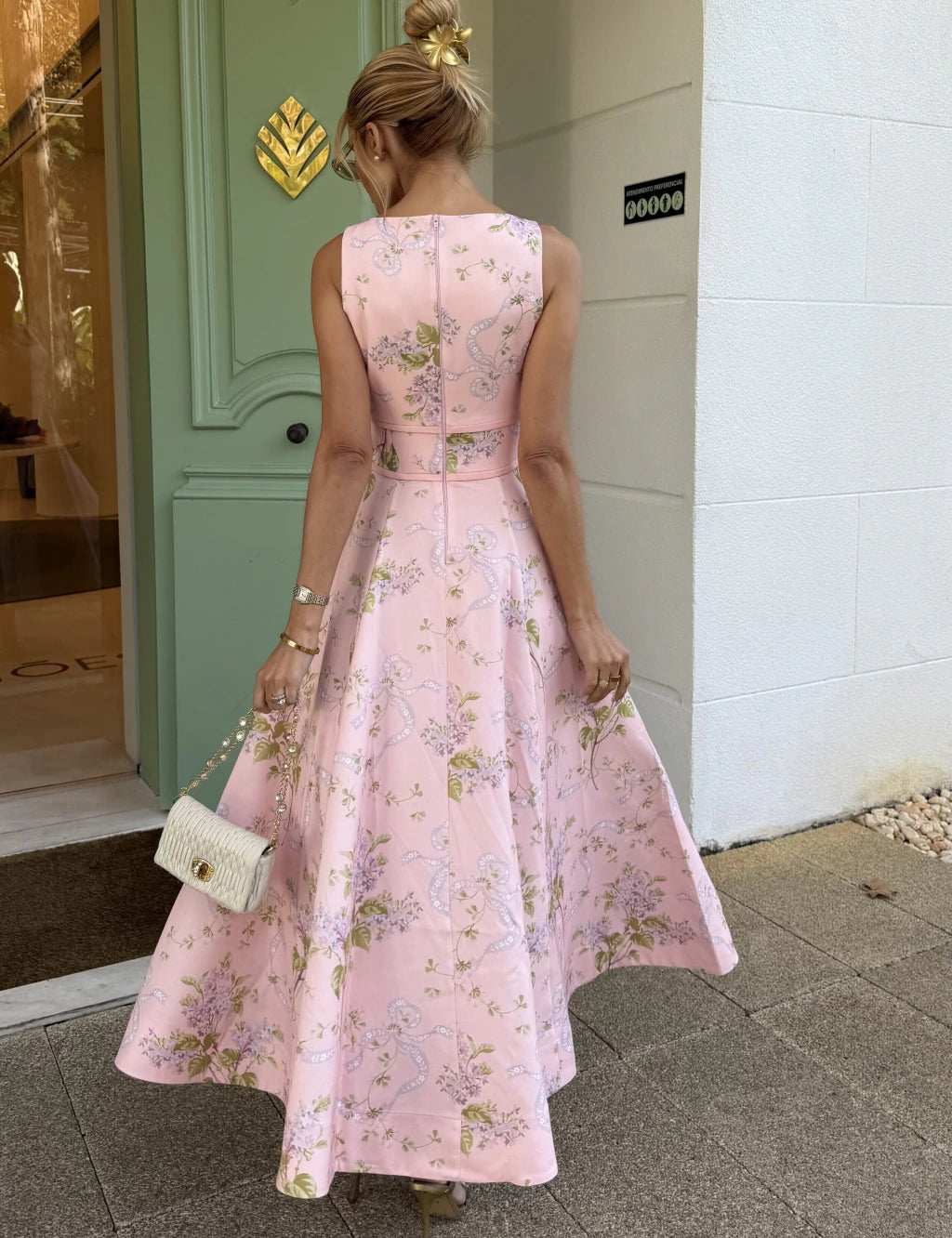 Garden Poetry Midi Dress