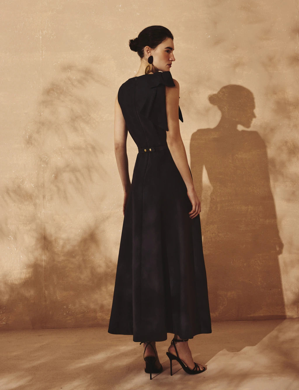 Ribbon Luxe Midi Dress