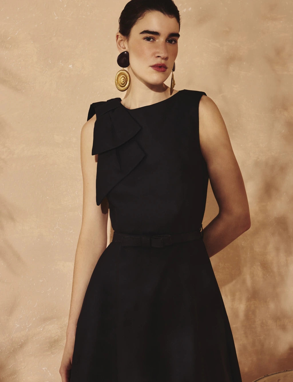 Ribbon Luxe Midi Dress